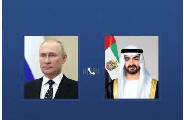 محمد بن زايد وفلاديمير بوتين