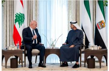 رئيس الإمارات الشيخ محمد بن زايد يستقبل الرئيس اللبناني جوزيف عون