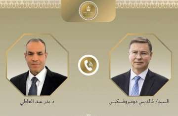 المسؤول الأوروبي ووزير خارجية مصر