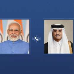 Emir of Qatar, Indian Prime Minister review regional