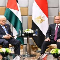 الرئيس السيسي ومحمود عباس
