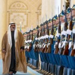 مراسم استقبال ولي عهد أبوظبي