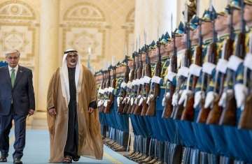 مراسم استقبال ولي عهد أبوظبي