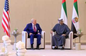 محمد بن زايد وترامب