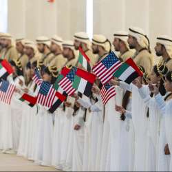 مراسم استقبال ترامب