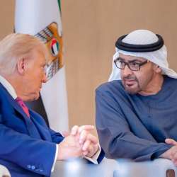 محمد بن زايد ودونالد ترامب