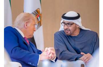 محمد بن زايد ودونالد ترامب