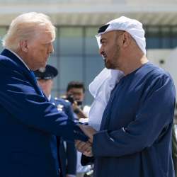 محمد بن زايد ودونالد ترامب