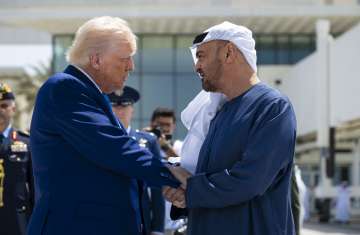 محمد بن زايد ودونالد ترامب