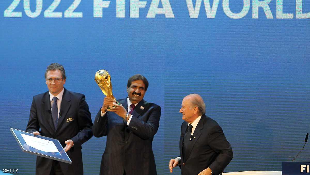قطر فازت عام 2010 بحق تنظيم مونديال 2022