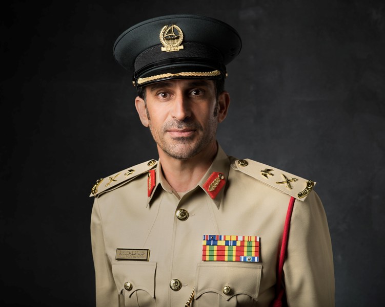 اللواء عبدالله خليفة المري القائد العام لشرطة دبى