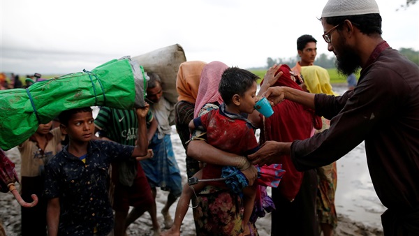 تطعيم للروهينجا اللاجئين في بنجلاديش