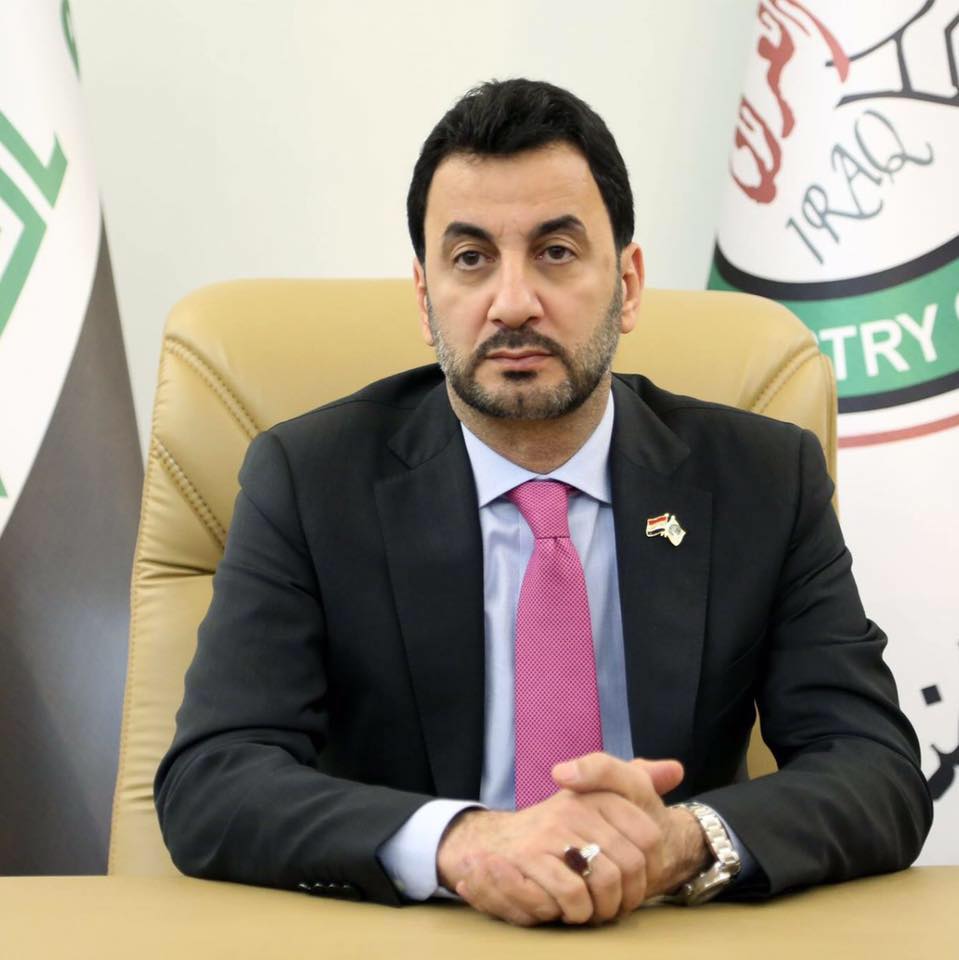  وزير الشباب والرياضة العراقي عبد الحسين عبطان