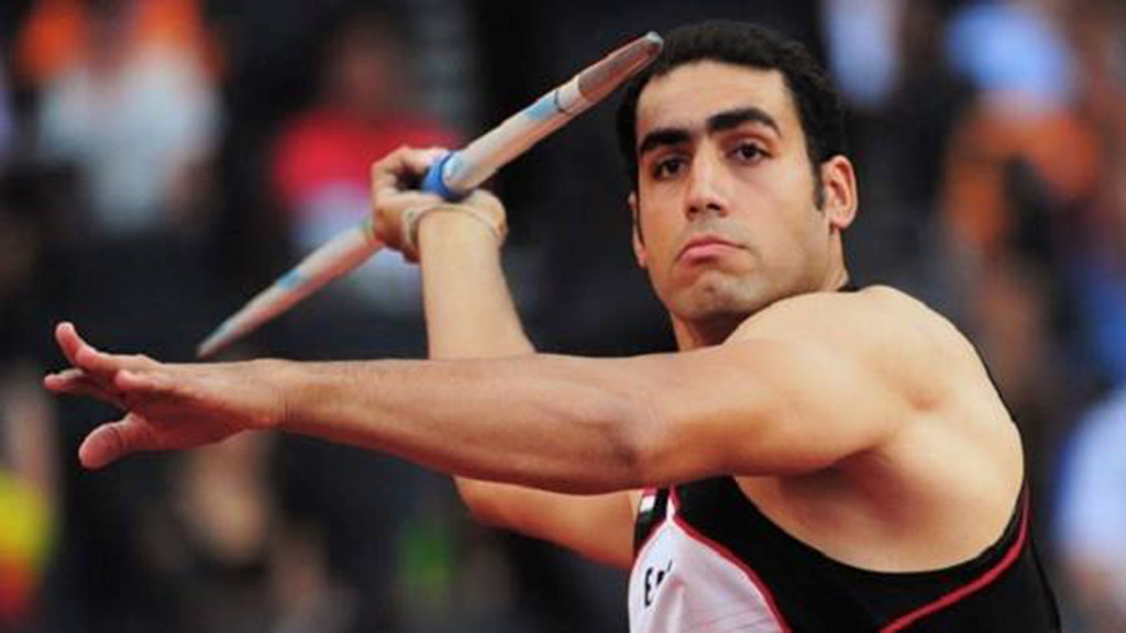 إيهاب عبد الرحمن لاعب منتخب ألعاب القوى