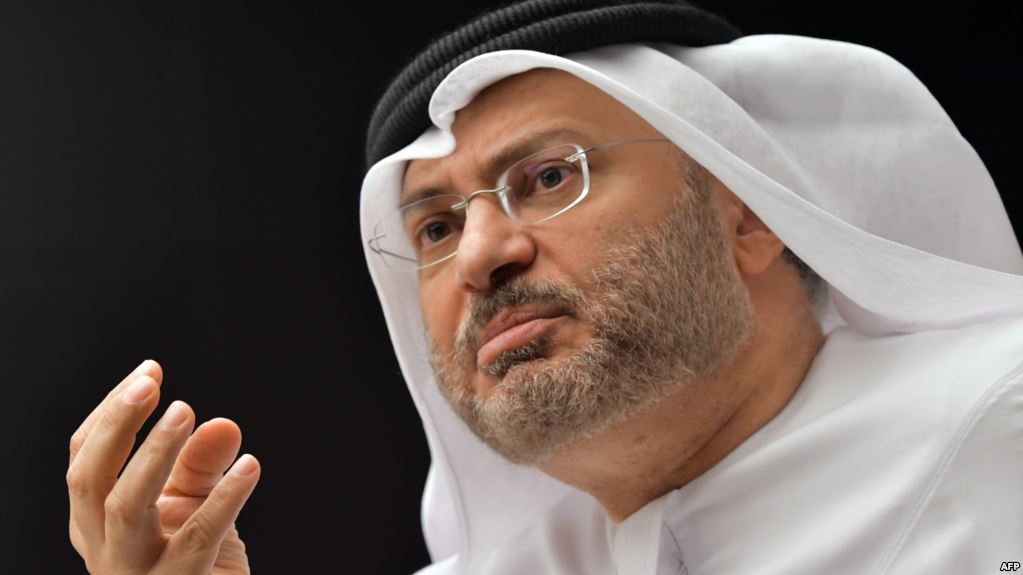 أنور قرقاش وزير الدولة الإماراتي للشؤون الخارجية 