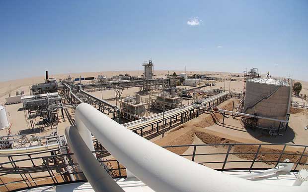 أحد حقول النفط فى ليبيا