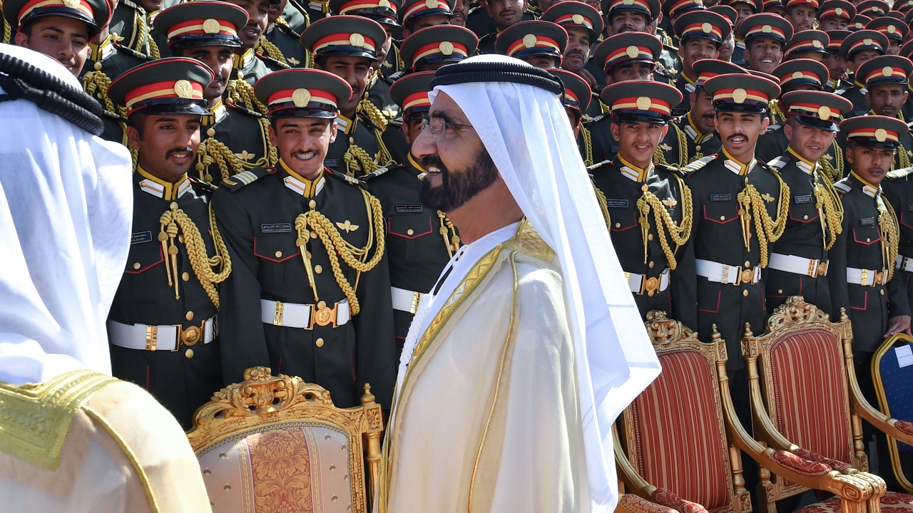  صاحب السمو الشيخ محمد بن راشد آل مكتوم نائب رئيس الدولة رئيس مجلس الوزراء حاكم دبي  خلال الاحتفال 