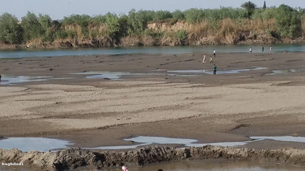 توقف نهر دجلة عن الجريان جنوبي العراق