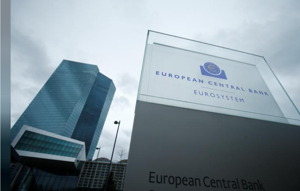 مقر البنك المركزي الأوروبي في فرانكفورت. 