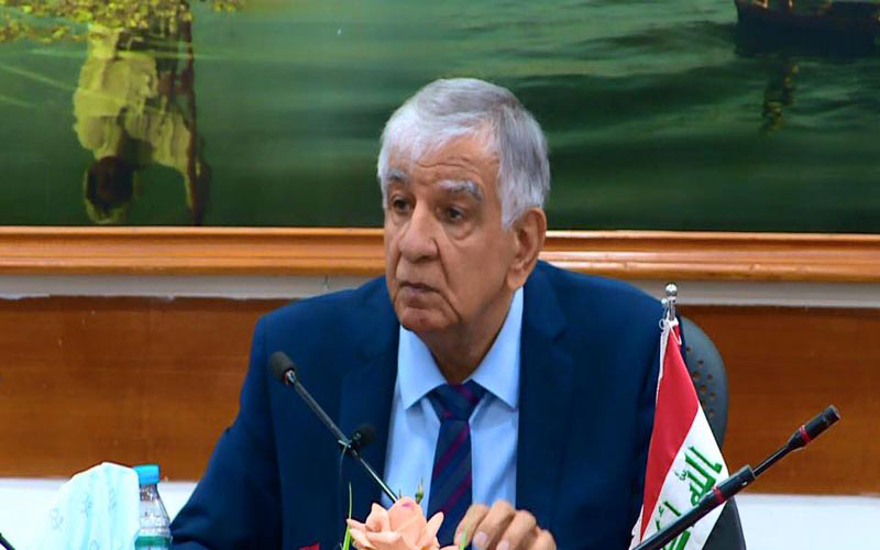 وزير النفط  العراقى جبار اللعيبي 