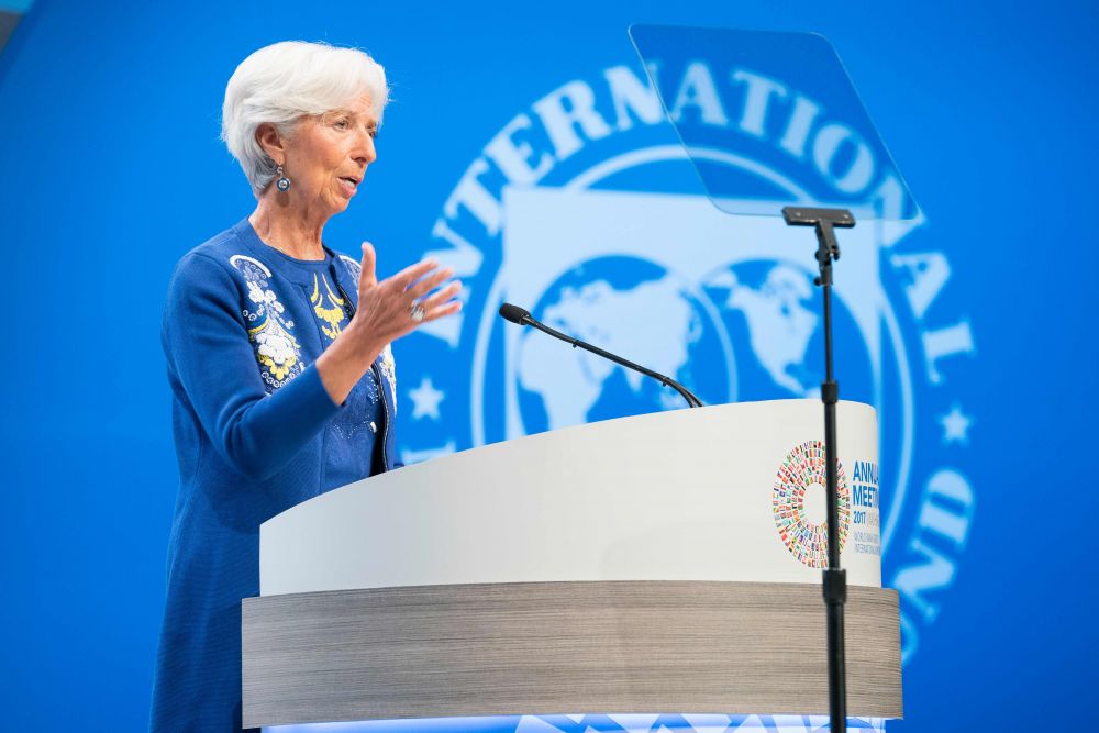 كريستين لاجارد المديرة التنفيذية لصندوق النقد الدولي