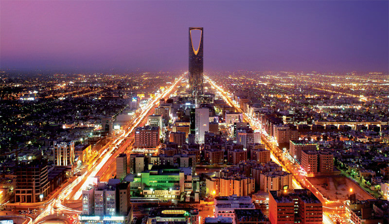 صورة بانورامية للعاصمة السعودية الرياض