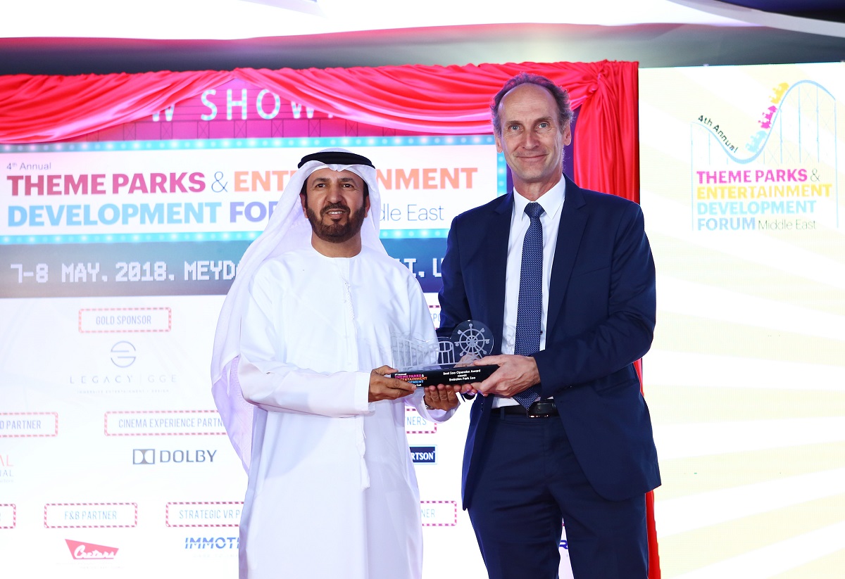 Emirates Park Zoo & Resort wins ‘Best Zoo Operator Award in the Middle East’ 