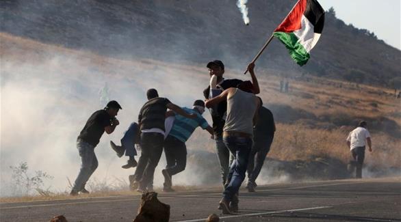 اشتباكات الفلسطينين مع قوات الاحتلال الاسرائيلية