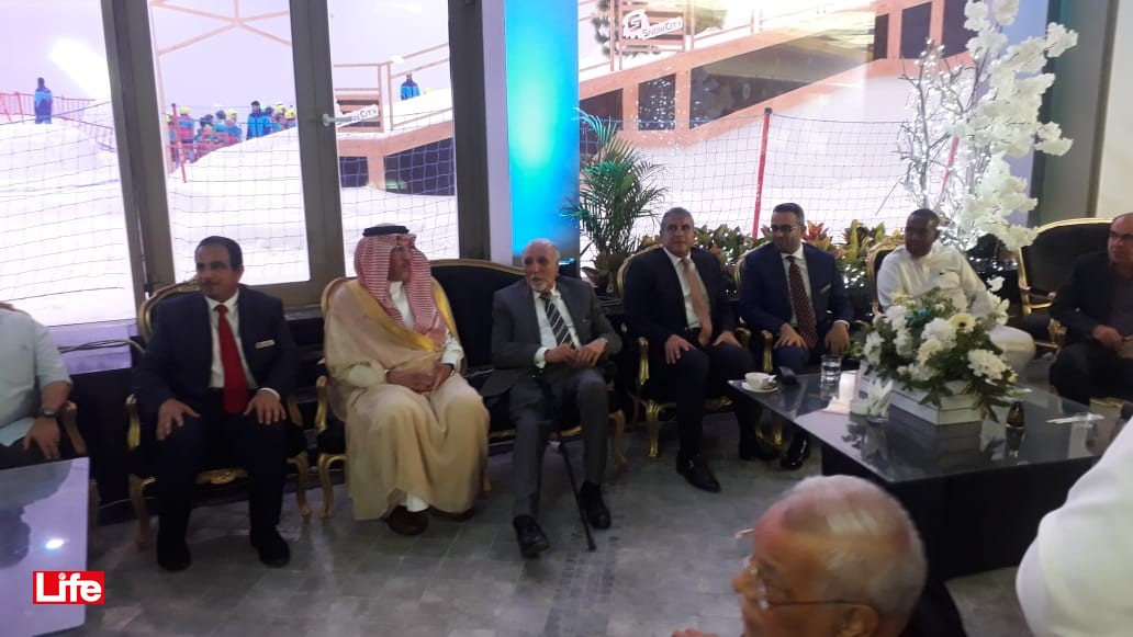 السفير السعودي بالقاهرة يحضر افتتاح سنو سيتي بسيتي ستارز