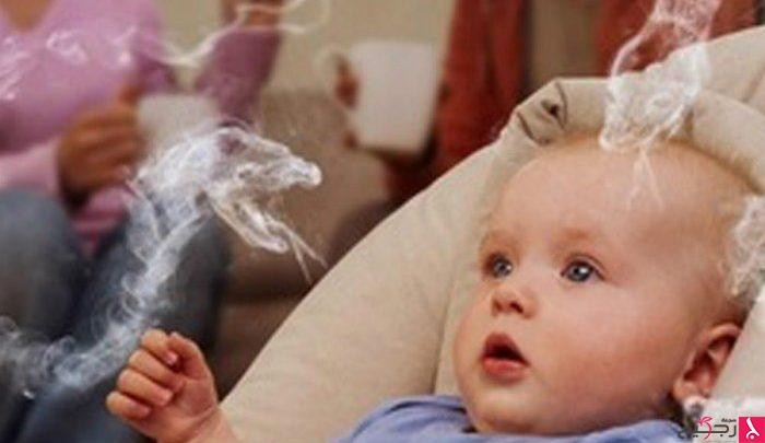 أضرار التدخين على الاطفال 