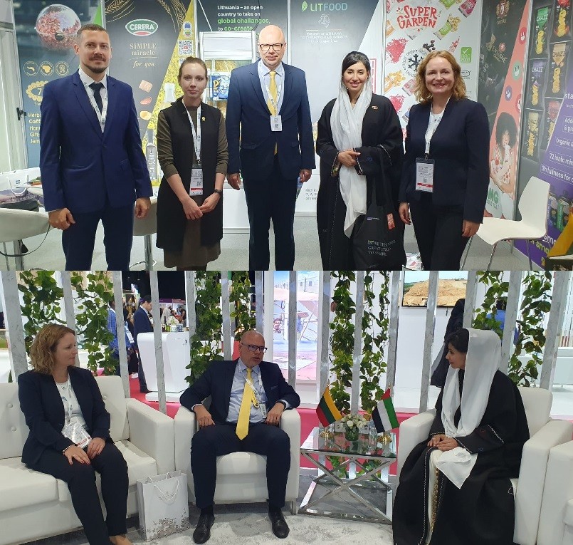 Discussion of Cooperation Between the Abu Dhabi Chamber of Commerce  and Lithuania in the Field of the Food Industry