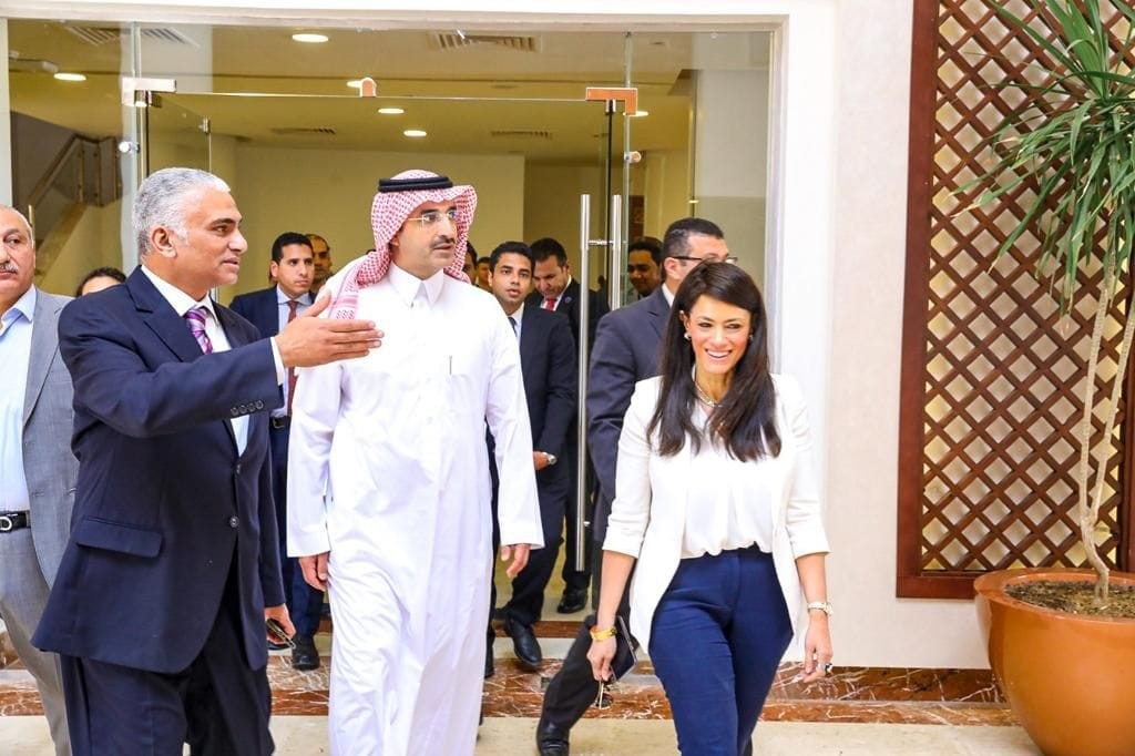 رانيا المشاط والمسؤول السعودي