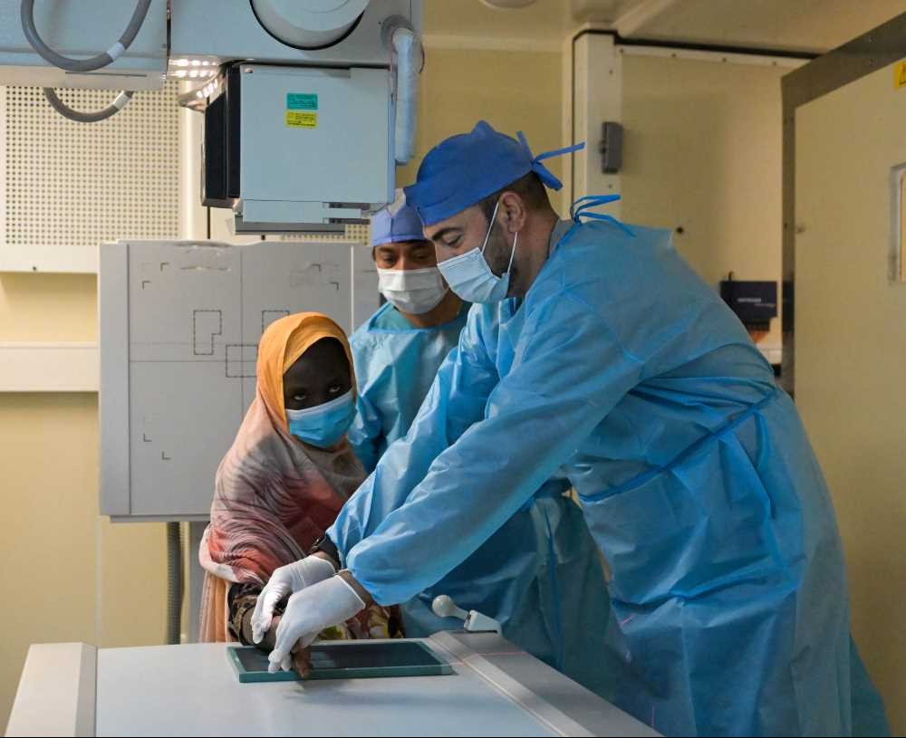 Emirati field hospital in Chad