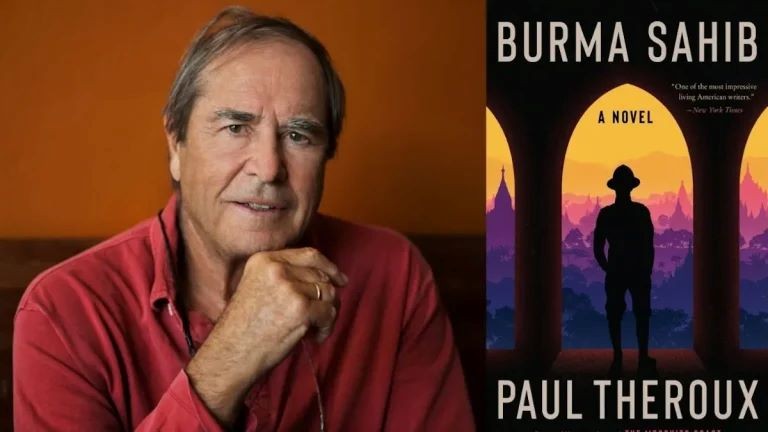 Author Paul Theroux; Cover of Burma Sahib