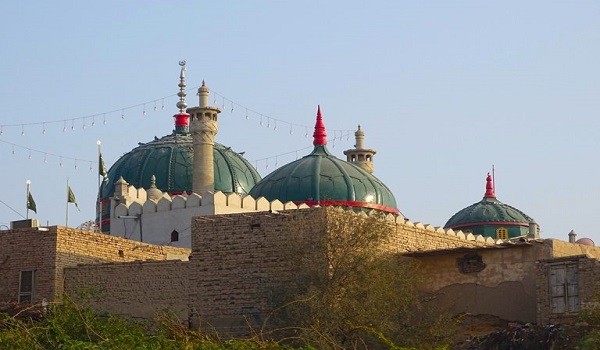 The shrine of Bodlo Bahar in Sehwan Sharif