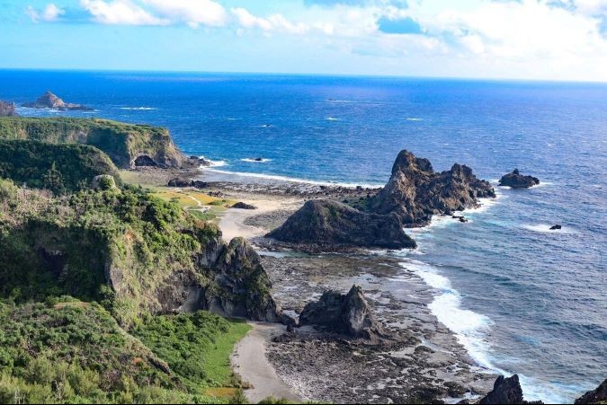 A view of southeastern coast of Taiwan