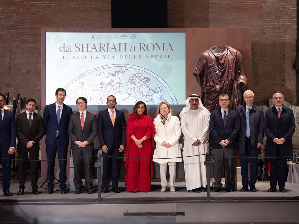 Bodour Al Qasimi inaugurates exhibition in Rome 