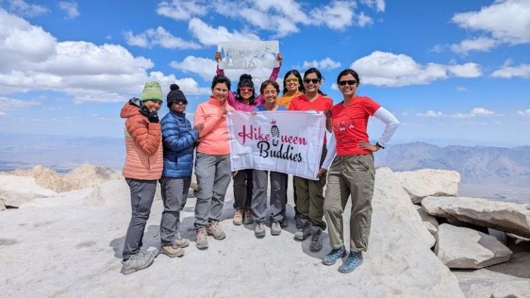 On a trail on Mt. Whitney (image courtesy: Gunjan Utreja, Hike Queen Buddies)