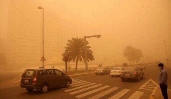 عاصفة تربية في أسوان