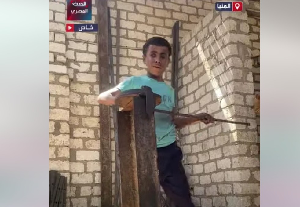 الطفل شنودة الكفيف