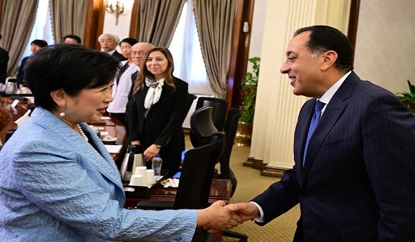 مصطفى مدبولي ومحافظ طوكيو