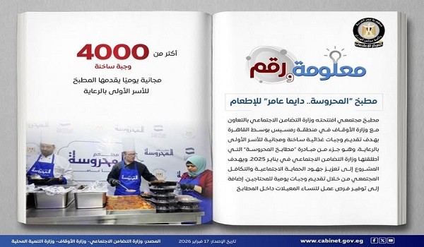 افتتاح مطبخ المحروسة