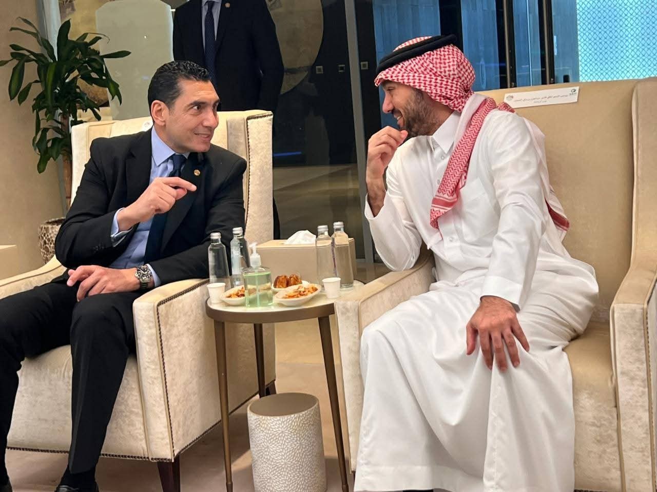 وزيرا الرياضة السعودي والمصري