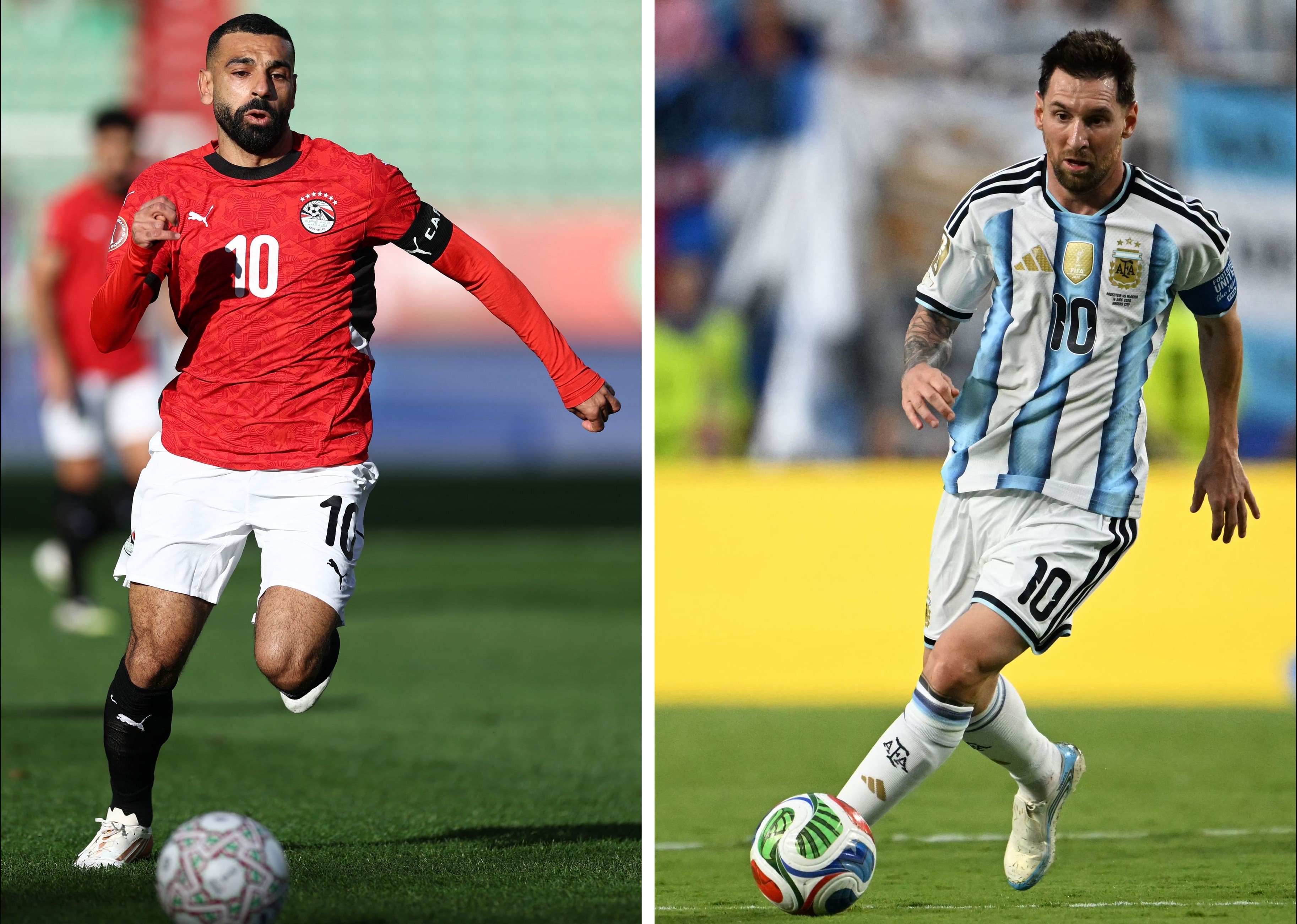 ميسي وصلاح