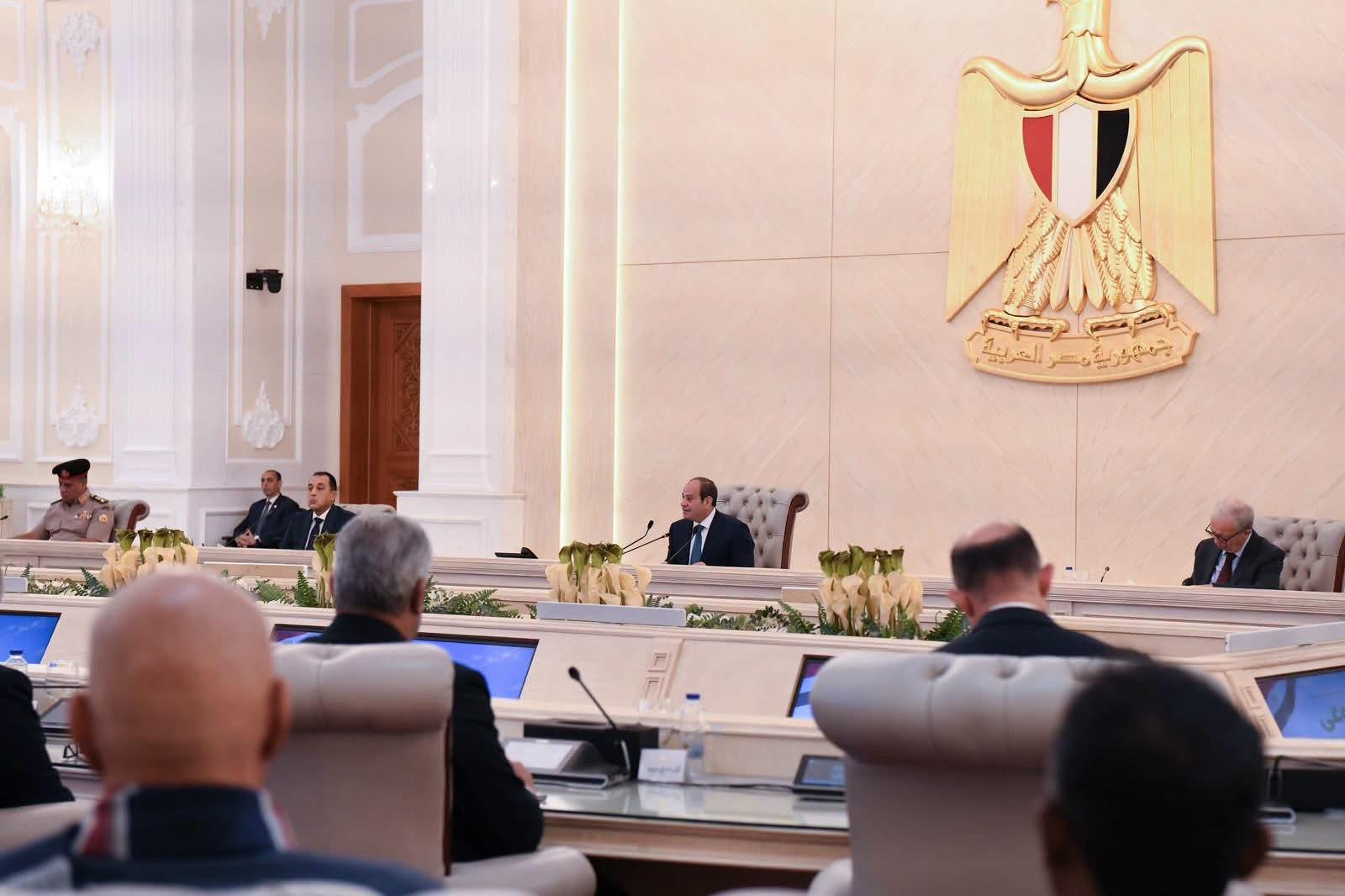 اجتماع السيسي مع الحكومة