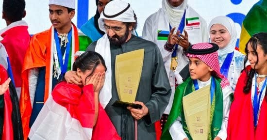 محمد بن راشد يتوج ميار عثمان 