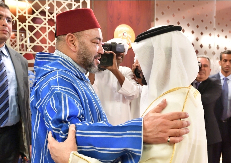 ملك المغرب يصل الإمارات 