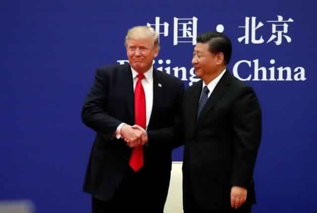 الرئيس الأمريكي والرئيس الصيني