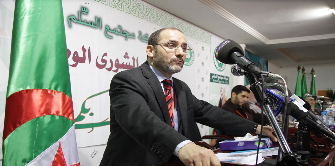 رئيس حركة مجتمع السلم الجزائري عبد الرزاق مقري