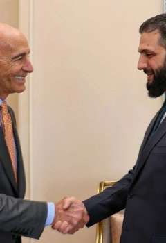 أحمد الشرع والمبعوث الأمريكي